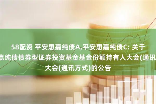 58配资 平安惠嘉纯债A,平安惠嘉纯债C: 关于召开平安惠嘉纯债债券型证券投资基金基金份额持有人大会(通讯方式)的公告