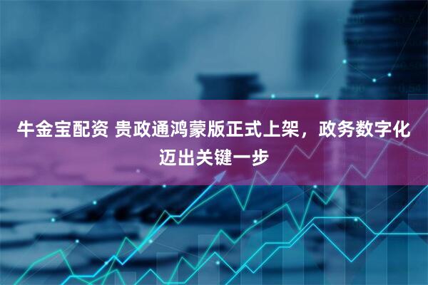 牛金宝配资 贵政通鸿蒙版正式上架，政务数字化迈出关键一步